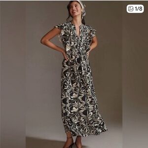 Anthropologie Maeve Cassandra Maxi Dress size Small